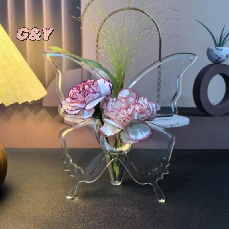 [G & Y-t] Bình hoa Acrylic trong suốt Phụ kiện sắp xếp hoa ba chiều Bình trang trí nhà cửa [Mới]
