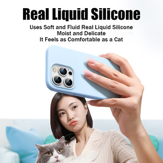 Ốp điện thoại silicon lỏng chính thức CrashStar có IPhone 16 15 14 13 12 11 Pro Max Mini X XR XS Max 8 7 Plus + SE2020 Vỏ màu trơn thân thiện với da với vỏ nhung.