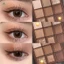 Bảng Phấn Mắt Màu Nâu Trung Tính Matte & Shimmer & Glitter Eyeshadow Thích Hợp Cho Tiệc Cưới Thường Ngày
