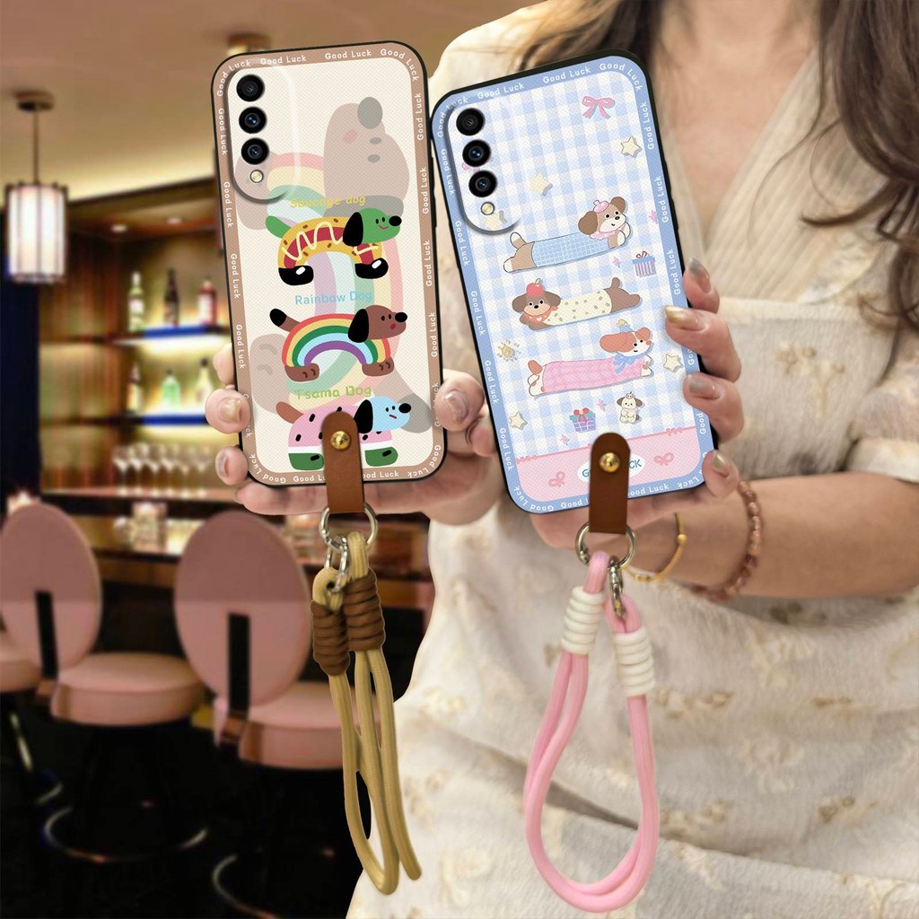 Ốp Điện Thoại Chống Thấm Nước Đeo Ngang Cho Wiko T50 Dễ Thương Chống Sốc Hoạt Hình Chống Va Đập Bọc Toàn Bộ Thiết Kế Thời Trang Bảo Vệ Chống Bụi Bẩn Vòng Cổ Chống Bụi Vỏ Mềm Silicon