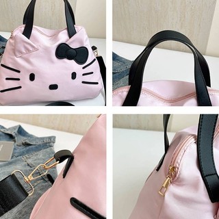 GS4 Hello Kitty Túi Du Lịch KT Mèo Thời Trang Dung Tích Lớn Đa Năng Túi Đeo Vai Nữ Hoạt Hình Túi Tote SG4