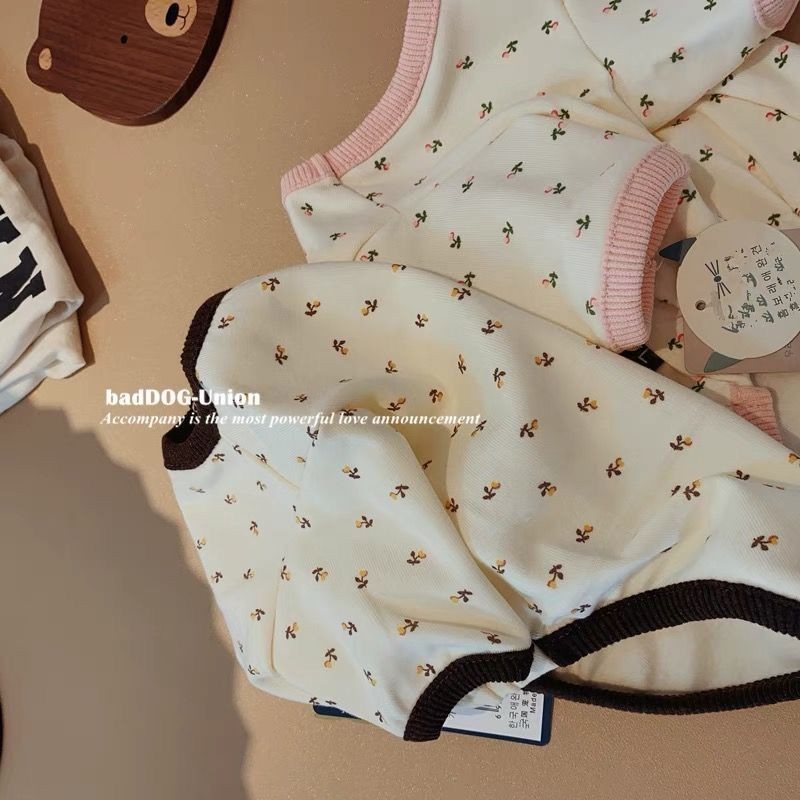 Quần áo thú cưng mùa hè Quần áo cho chó Bộ đồ Vest mèo Teddy Pomeranian