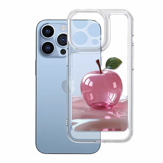 Ốp Lưng Apple Màu Hồng 3 in1 Cho OPPO K12X K9S K12 K12S K13 Turbo Vỏ Điện Thoại Trong Suốt Chống Sốc