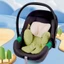 Mya Sơ Sinh Hỗ Trợ Miếng Lót Cho Bé Xe Đẩy Pram Ghế An Toàn Bảo Vệ Cột Sống Đệm Với Thiết Kế Có Thể Tháo Rời Có Thể Giặt Được