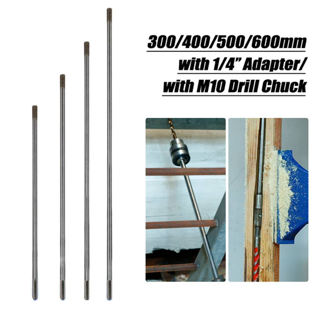 Thanh Nối Dài Mũi Khoan Lỗ Sâu M10 Siêu Bền Tiện Dụng Cho Máy Móc