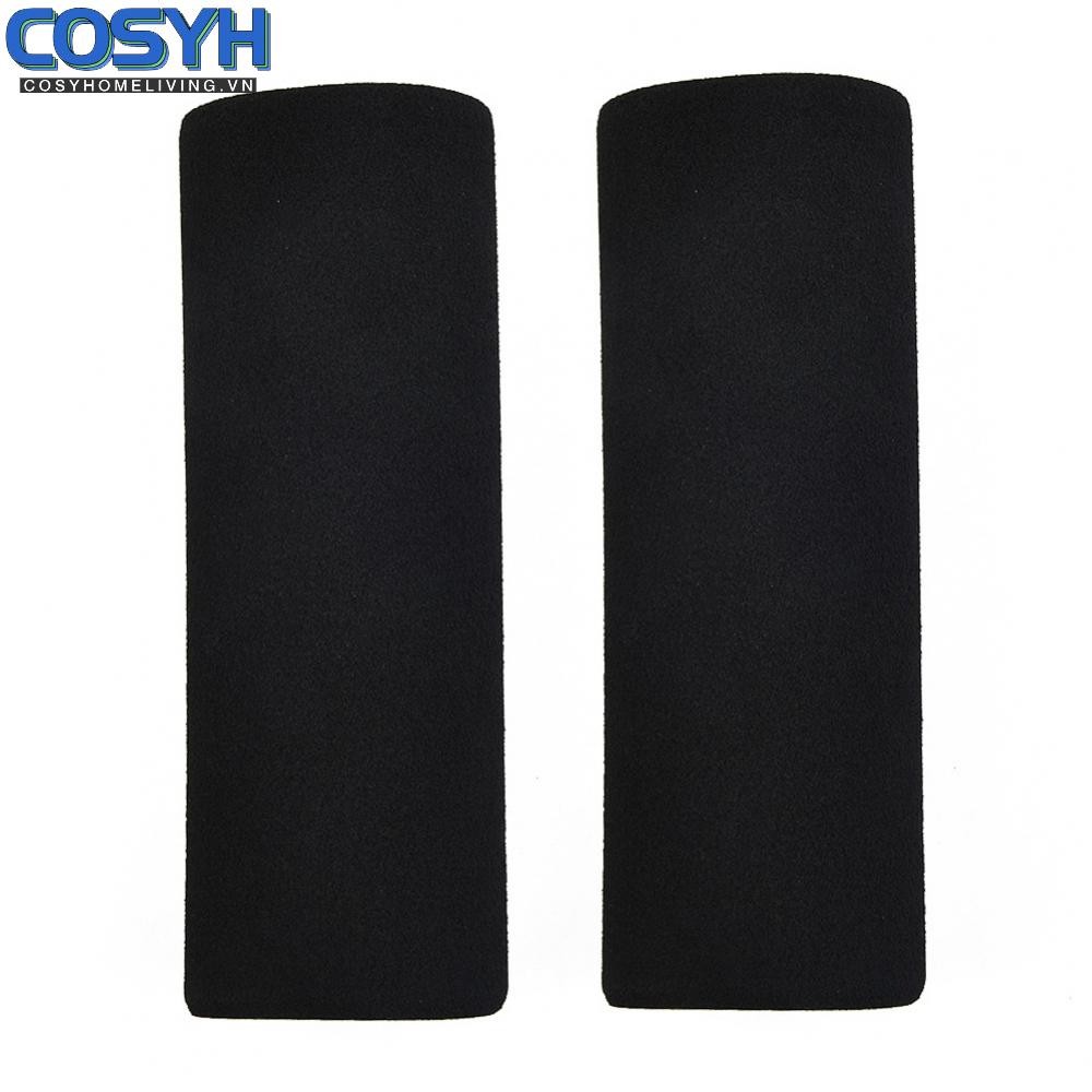 <cosyh>Motorcycle Grip Bar Black Comfortable Foam Handle Motorbike UV Resistant