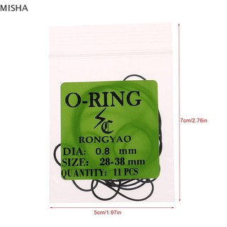 Misa 1 Gói 0.5 / 0.6 / 0.7 / 0.8MM Đồng Hồ Cao Su Chống Thấm Nước Vòng Chữ O Mặt Sau Đồng Hồ Gioăng Sửa Chữa Đồng Hồ Cho Dụng Cụ Đồng Hồ Phụ Kiện Đẹp