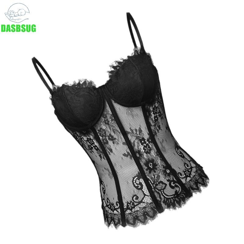 DASBSUG Áo vest nữ tăng vòng một dây spaghetti, phù hợp clubwear và thời trang đường phố