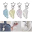 Treeling Thanh Lịch Cánh Charm Móc Khóa Trang Sức Trang Trí Chất Liệu Chắc Chắn Hoàn Hảo Để Sử Dụng Hàng Ngày Tặng