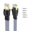 Fol Flat CAT8 Dây Mạng Tốc Độ 40Gbps Lõi Đồng Bện Và Lá Chắn Cáp Khả Năng Tương Thích Đa Năng Tiết Kiệm Không Gian