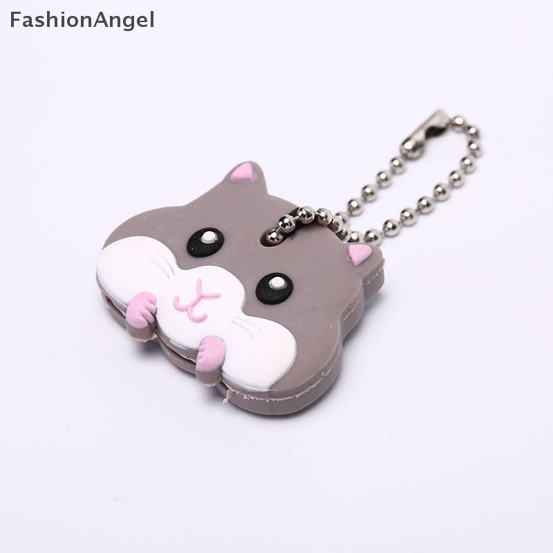 FashionAngel Silicone Vòng Chìa Khóa Hình Động Vật Đáng Yêu Móc Khóa VN