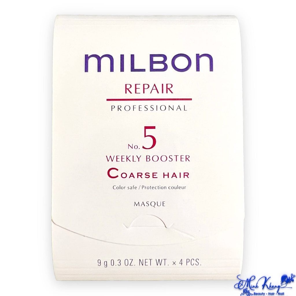 Kem dưỡng phục hồi chuyên sâu Repair Milbon No.5 Weekly Booster Masque 4x9g ( tại nhà ) [ MK ]