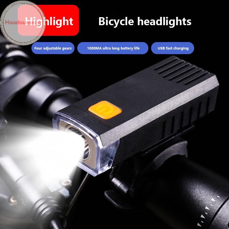 Hodou Đèn Sáng LED Phía Trước USB Sạc Đèn Núi Xe Đạp Đèn Pha Đèn Pin Đi Xe Đạp Xe Tay Ga VN