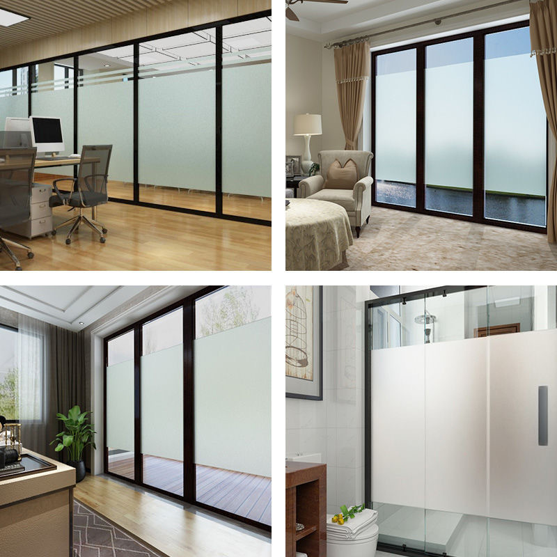 Tĩnh Kính Mờ Phim Văn Phòng Cửa Sổ Phòng Tắm Phòng Tắm Mờ Miếng Dán Kính Trong Suốt Opaque Chống Thấm Nước Chống Bẩn Chống Nhìn Trộm