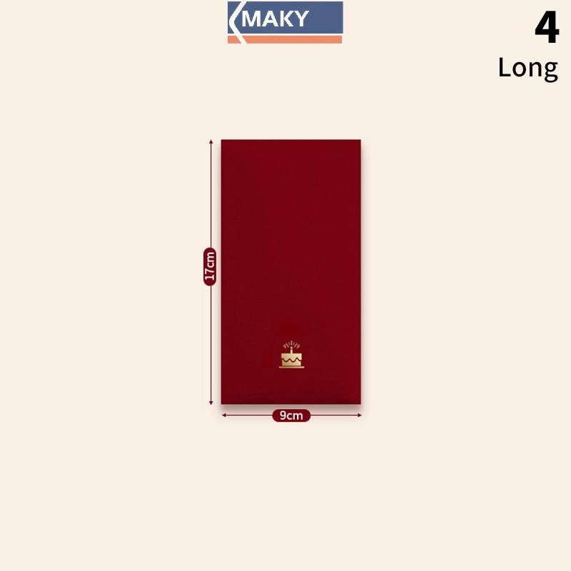 Onetimingcool 6 Cái / gói Phong Bì Đỏ Trung Quốc Năm Mới Lễ Hội Mùa Xuân Trẻ Em Phong Bì Tiền May Mắn Gói Màu Đỏ Quà Tặng Phong Bì Túi Đỏ VN