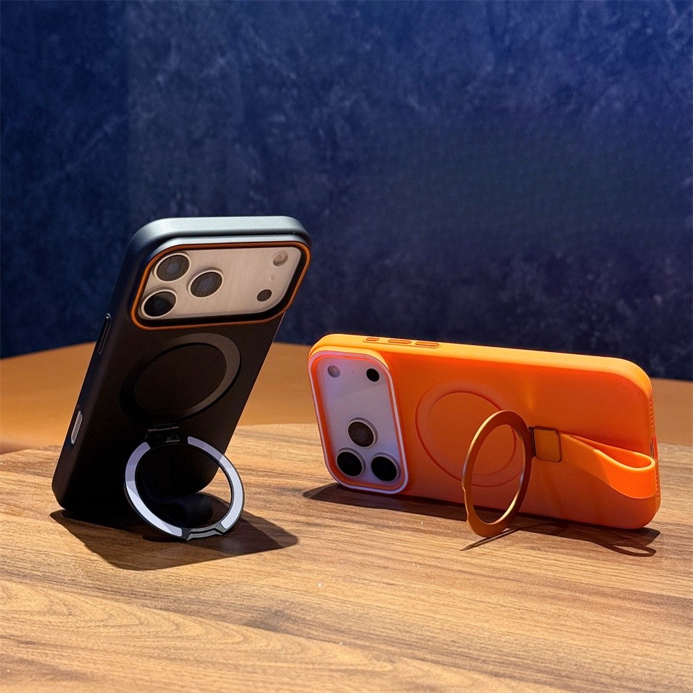 Ốp điện thoại cảm biến da từ tính chất lượng cao cho iPhone 17 Pro Max Air 16 12 13 14 15 pro max 15 16 plus Bảo vệ ống kính chống rơi Vỏ cứng bảo vệ điện thoại