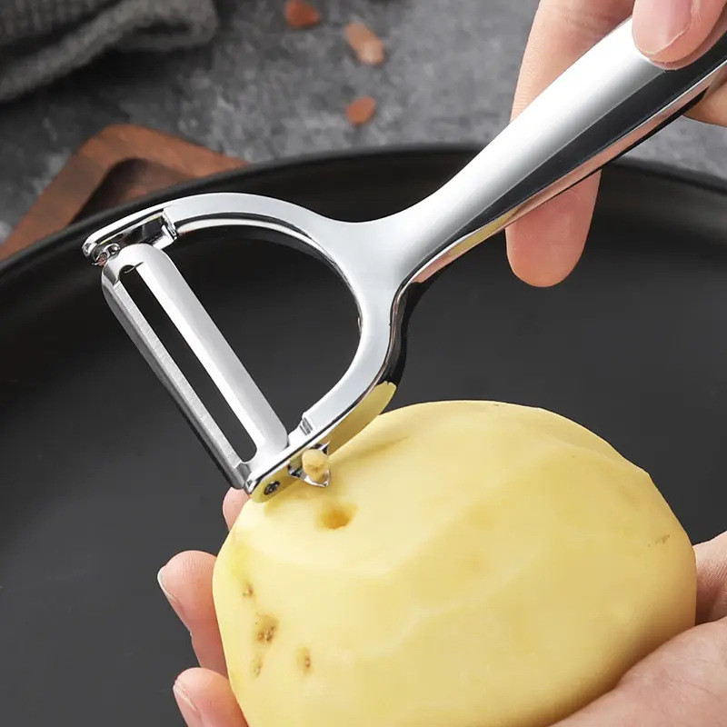 Nhà bếp Dụng cụ gọt vỏ bằng thép không gỉ đa chức năng Dụng cụ bào dưa trái cây gia dụng Dụng cụ cạo