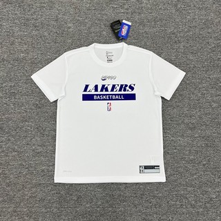 Áo Thun Tay Ngắn Lakers Warriors Basketball, Phù Hợp Cho Tập Luyện Và Khởi Động