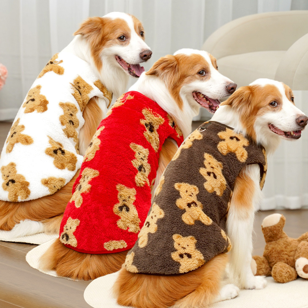 【Ready Stock】 Autumn and Winter New Cat Clothing Dog Golden Retriever Pet Clothes Cat Dog Clothes Supplies mF2L