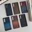 Ốp Điện Thoại Sợi Carbon Từ Tính Cho Samsung Galaxy Z Fold 5 6 7 W24 W25 Frosted Kevlar Grain Siêu Mỏng PC Chống Sốc Vỏ Bảo Vệ