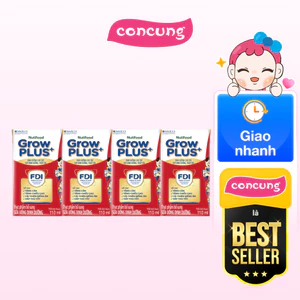Sữa GrowPLUS+ Hộp 110ml (lốc 4 hộp)