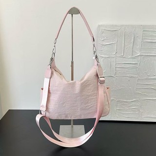 GC2 Alo Túi đeo chéo nhẹ màu trơn dành cho nữ Túi đeo vai nhiều túi Nylon chống thấm nước CG2