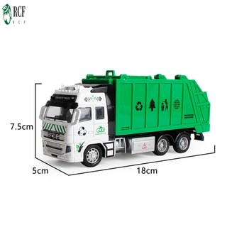 Trẻ em Đồ chơi xe tải rác Xe đẩy và đi Xe kéo lại cho quà tặng Giáng sinh và năm mới