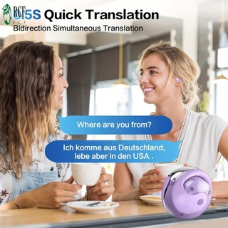 Tai nghe dịch thuật ngôn ngữ AI 138 ngôn ngữ & điểm nhấn Hỗ trợ tai nghe cho cuộc họp kinh doanh Du lịch