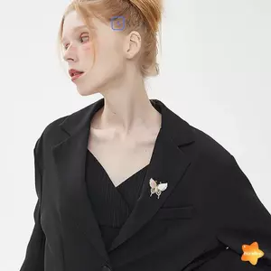 Oril Siêu Đẹp Pháp Retro Thanh Lịch Bướm Trâm Cài Áo Thanh Lịch Đáng Yêu Tất Cả Trang Trí Nữ Mới