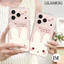 Ốp Lưng Cho IPhone 14 16 15 17 11 12 13 Pro Max 17AIR 7 8 14 16 15 Plus X XR Max Bìa có họa tiết thỏ trắng tai to