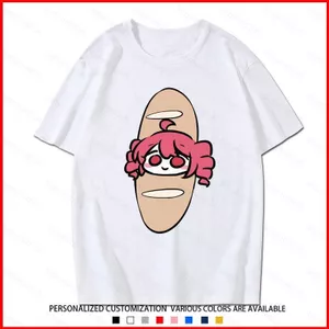 BH2 Kasane Teto hoạt hình Unisex Xu hướng thời trang mùa hè Áo thun Anime tay ngắn Top HB2