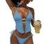 Dây Dây Chia Đồ Bơi Nữ Bikini Gợi Cảm Bộ Hai Mảnh