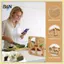 Khuôn cơm điện bằng gỗ B & N 5 6 lỗ Máy làm Onigiri Nhật Bản Musubi Bento Dụng cụ nhà bếp để làm quà tặng Sushi tự làm.