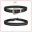 JRP Y2K Kim Cương Giả Bule Thắt Lưng Nam Nữ Punk Ngôi Sao Lỗ Dây Đeo Eo Gothic Thời Trang Cá Tính Thắt Lưng Cho Bò Cô Gái Váy Thắt Lưng JRP