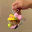 Tennis Black Peas Eye kitty Cat Mặt dây chuyền Hello KT Túi Mặt dây chuyền Quà tặng Cô gái