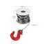 CATMALLER88 RC Tời Cuộn Dây, 25T Spline Gear Bạc Dây Thép Đỏ Móc Kéo, Dây Thép Kim Loại Bền Dây RC Xe Bánh Xích Mô Phỏng Leo Núi