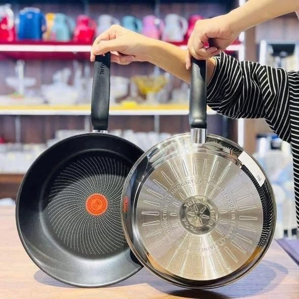 Chảo Tefal Primary chống dính 20/24/26/28cm không kén bếp, Hàng Chính Hãng, Bảo Hành 24 Tháng