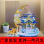 Tương thích với Lego Guanghan Palace Building Blocks Girls Series Câu đố lâu đài lắp ráp bé trai có độ khó cao