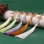 SRVN Ice Floloss Fan Treo sel Antique Hanfu Trang trí sel Sườn xám ép Plaet Phong cách dân tộc Trang trí nhà cửa.