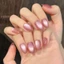 10 Chiếc Nữ Nhân Tạo Móng Tay Nghệ Thuật Bộ Hạnh Nhân Hình Móng Tay Giả Với Thiết Kế Sáng Bóng Cho DIY Thiết Kế Móng Tay Nghệ Thuật Salon