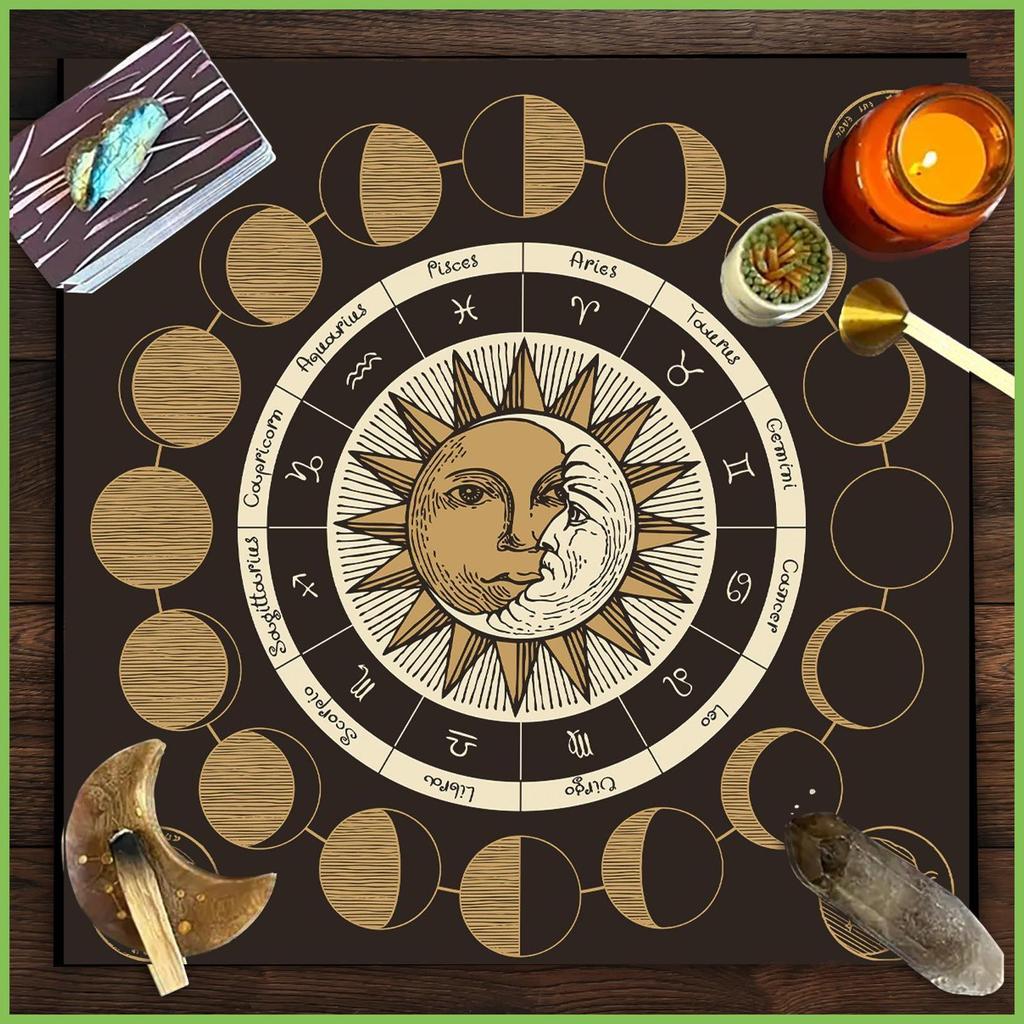 Thẻ Tarot Vải Đọc Thẻ Tarot Vải Cho Bói Toán Di Động Trang Trí Tarot Bói Toán Thẻ Bàn Vải gelhvn