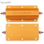 Belleshopp Điện trở nhôm 200W 8R 8 Ohm Điện trở vỏ công suất cao 100 x 52 29mm có lỗ vít Thiết bị điện công nghiệp