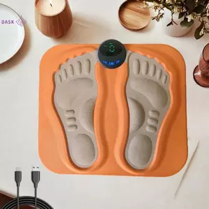 Tấm mát xa chân thông minh 3D Máy mát xa chân 6 chế độ 15 cấp độ Cải thiện tuần hoàn máu Thư giãn cơ bắp Chân mỏng Miếng đệm chân có thể sạc lại