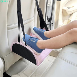 QEARY Trẻ Em Võng Chân Ô Tô, Phong Cách Hoạt Hình Có Thể Điều Chỉnh Thiết Kế Ghế Sau Chân, Treo Thoải Mái Tiện Lợi Đa Năng Phù Hợp Với Ghế đẩu Di Động Ổ Đĩa Dài