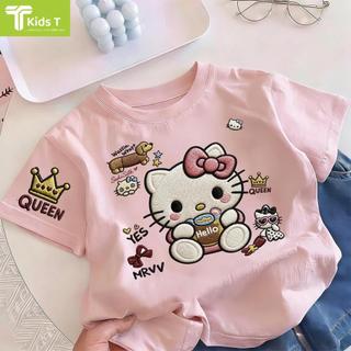 COD✅ (Hồ Chí Minh)Kids T Mall Áo phông tay ngắn In hình hoạt hình Áo Kiểu rộng và ấn tượng Trẻ em thời trang #VN148