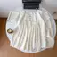 Bộ ba món đồ ngủ bán chạy Bộ đồ mặc nhà cổ tròn vải cotton mây gồm áo cardigan, quần đùi và quần dài cho nữ