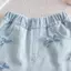 Bé gái Trẻ em (90-150) Quần short Denim mùa hè Phong cách mới Thời trang Nơ Quần thường ngày phù hợp