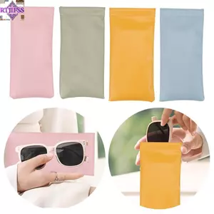 Túi đựng kính mắt RTJIFSS, Túi đựng kính chống nắng rắn PU, Quà tặng Phụ kiện kính mắt bằng da mềm Túi chống nước đơn giản