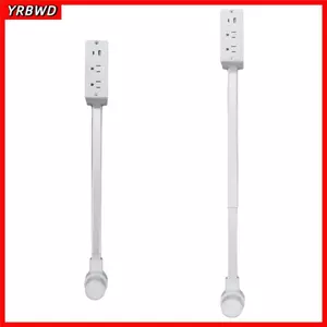 Bộ mở rộng ổ cắm điện YRBWD, Xoay màu trắng 180° Bộ mở rộng ổ cắm điện, Bộ mở rộng ổ cắm điện có độ dài có thể điều chỉnh nóng cho NightStand