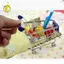Xe đẩy mua sắm Mini, Xe đẩy siêu thị nhỏ, Dễ đẩy, Siêu thị đa chức năng cho trẻ 3 tuổi.